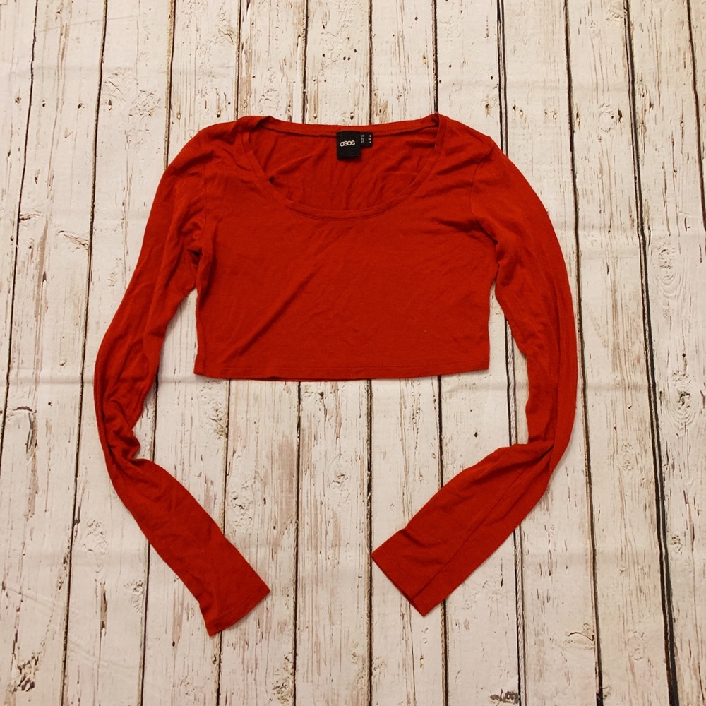 ASOS Long Sleeve Cropped Top